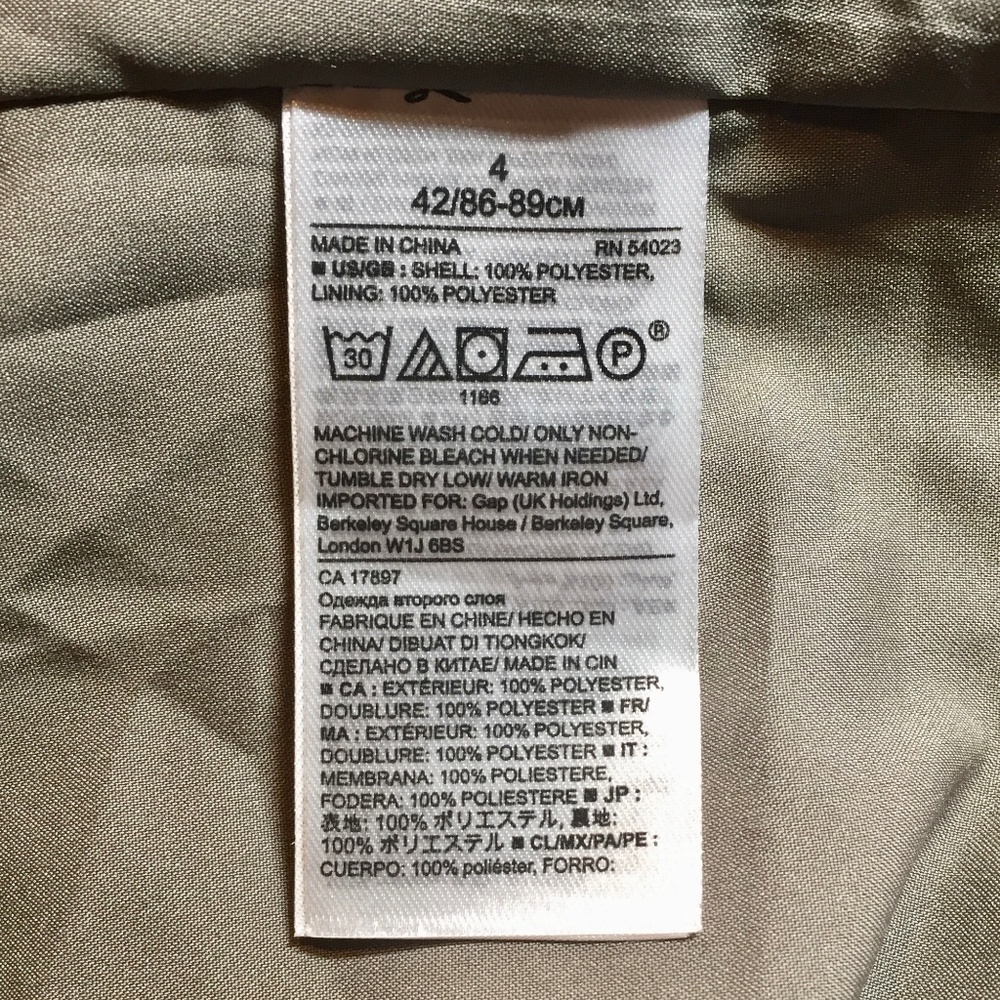 BANANA REPUBLIC Taupe Strappy Crossover Vee Dress - Picture 5 of 7
